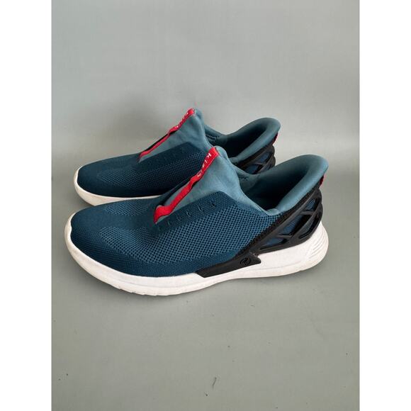 Kizik Sneakers Womens Size 6.5 Blue Knit Hands Free Slip On Comfort- read note - Picture 1 of 9